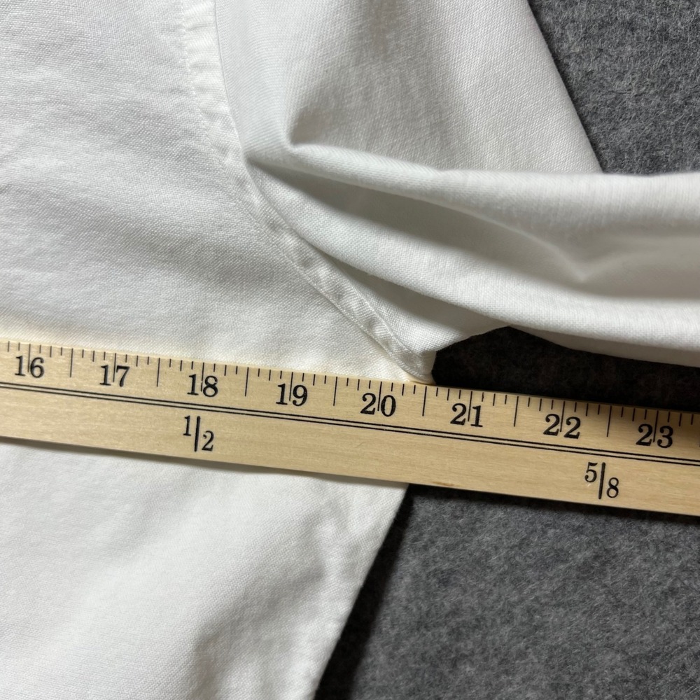 Vintage Ralph Lauren Sport White Oxford Shirt Crest Embroidery 14 Long Sleeve - Picture 7 of 12